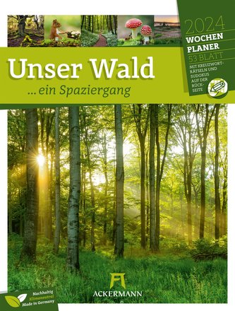 Unser Wald - Wochenplaner Kalender 2024