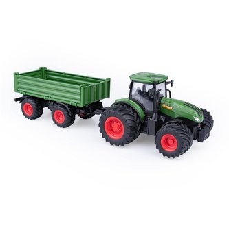 Flota miejska - Traktor RC zielony + przyczepa Flota miejska - Traktor RC zielony + przyczepa