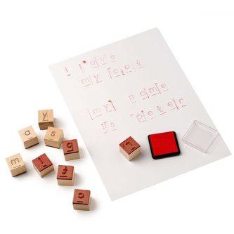 Toys for life - Razítka, malá abeceda