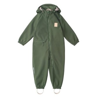 LEOKID Softshellový overal Green Moss vel. 18 - 24 měsíců (vel. 86)