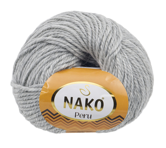 Příze PERU - světle šedá - 100g / 130 m