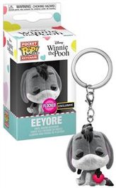 Funko POP Keychain: Disney - Eeyore w/heart (flocked)