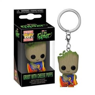 Funko POP Brelok: Groot with Cheese Puffs/Groot z chrupkami