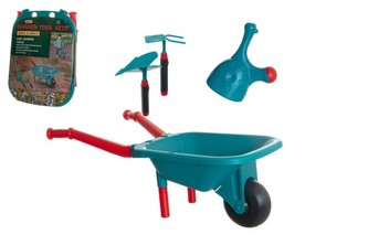 Kolečko plast zelené 33x45x14cm s příslušenstvím 12ks