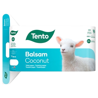 Tento Balsam Coconut toaletní papír 3vrstvý 16 ks