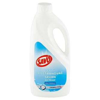 Savo odstraňovač skvrn na bílé prádlo 900 ml