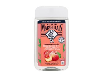 Le Petit Marseillais Extra Gentle Sprchový gel Shower Gel Organic White Peach & Organic Nectarine 250 ml pro ženy