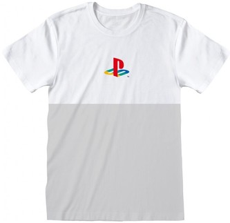 Tričko PlayStation Retro Symbol White Unisex M