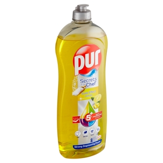 Prostředek na mytí nádobí "Secrets of Care", 750 ml, citrón, PUR