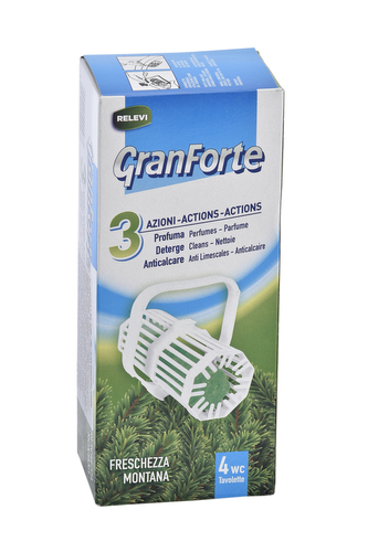 GranForte WC blok s vůní borovice 4 ks