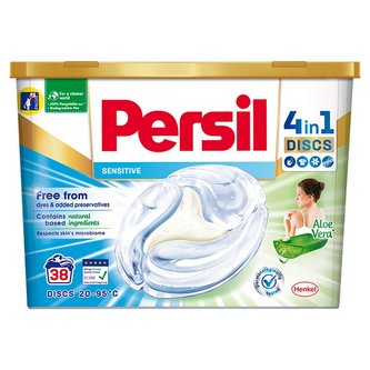 PERSIL DISCS SENSITIVE 4v1 kapsle na praní 38 praní