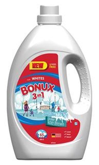 Bonux White prací gel Polar Ice Fresh, 60+5 praní 3,575 l