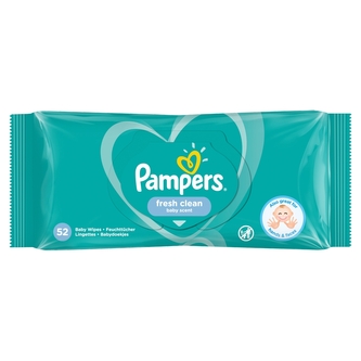 Pampers Fresh Clean vlhčené ubrousky 52 ks