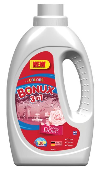 Bonux Color prací gel Radiant Rose, 20 praní 1,1 l