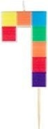 Świeczka urodzinowa 7 klocki 7cm