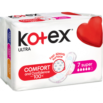 Kotex Ultra Super dámské vložky 7 ks