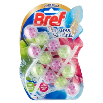 Bref pevný wc blok Perfume Switch Floral Apple / Water Lily 3 x 50 g