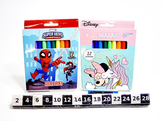 Mazaki 12 kolorów mix