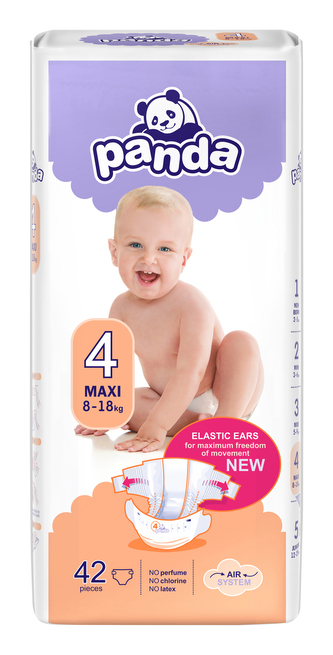 Bella Panda plenky 4 Maxi (8 - 18 kg) 42 ks