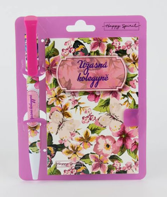 Magnetický bloček s propiskou Kolegyně