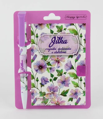 Magnetický bloček s propiskou JITKA