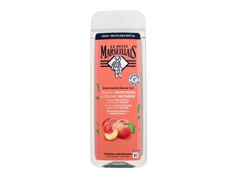 Le Petit Marseillais Extra Gentle Sprchový gel Shower Gel Organic White Peach & Organic Nectarine 400 ml pro ženy