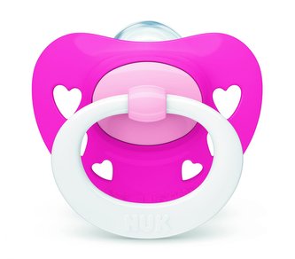 NUK Signature dudlík 18-36 m růžový 1 ks