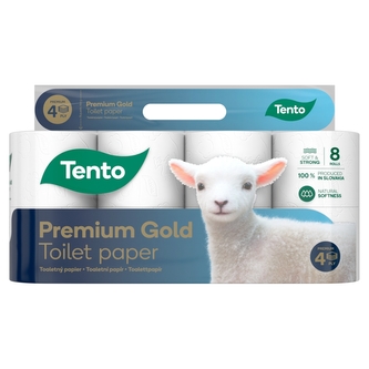 Tento Premium Gold toaletní papír 4vrstvý 8 ks