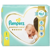 Pampers Premium Care plenky 1 (2 - 5 kg) 78 ks