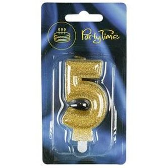 Świeczka premium 5 złota Świeczka premium 5 złota