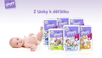 Bella Baby Happy plenky 3 Midi (5 - 9 kg) 52 ks