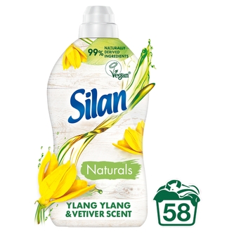 Silan Naturals Ylang Ylang & Vetiver aviváž, 58 praní 1,45 l