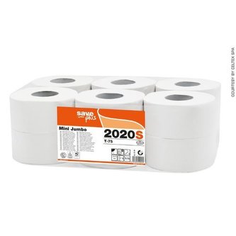 CELTEX 2020S Save Plus JUMBO toaletní papír 195 mm, celuloźa 75%  - 12 ks