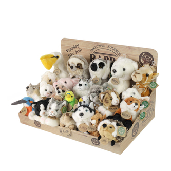 Displej exkluzivní plyš MIX 1 ECO-FRIENDLY