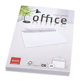 Elco bílé obálky C6 -  samolepicí s páskou s vnitřním tiskem (25 ks )