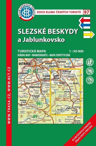 KČT 97 Slezské Beskydy a Jablunkovsko 1: 50 000 / 8.vydání 2021