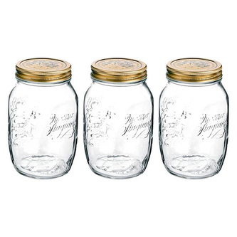 Zavařovací sklenice Bormioli Rocco, Quattro Stagioni| 3 ks | 1 L