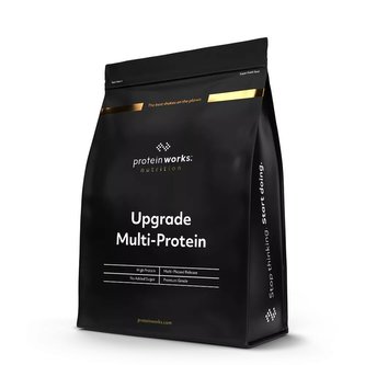 Upgrade Multi-Protein - The Protein Works - jahodový krém - 1800 g