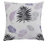 Povláček krepový - fialové peříčko - 40x40cm