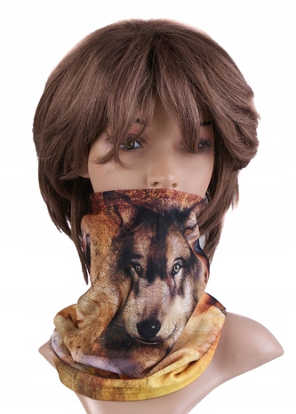 Multifunkční stylový šál - komín 132 - 31x26 cm, WOLF, Mybesthome