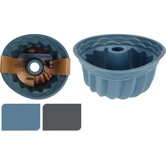 EXCELLENT Forma na bábovku silikonová 24 cm modrá KO-170481200modr