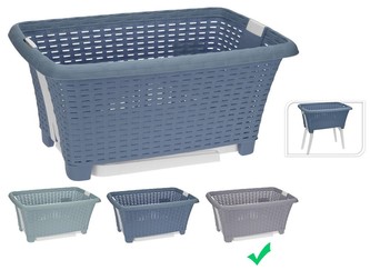 EXCELLENT Koš na prádlo skládací nohy 38 l šedá KO-Y54231080seda