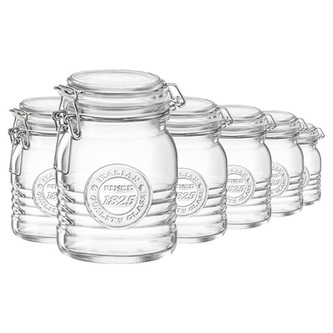 Dóza Bormioli Rocco, OFFICINA 1825 HERM JAR 50 CL | 6 ks x 50 cl
