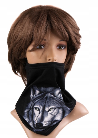 Multifunkční stylový šál - komín 131 - 31x26 cm, WOLF, Mybesthome