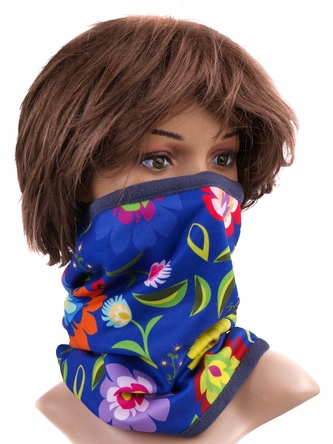 Multifunkční stylový šál - komín 18 - 31x26 cm, FOLK I., Mybesthome