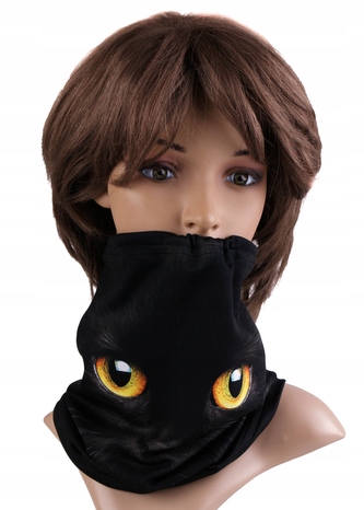 Multifunkční stylový šál - komín 126 - 31x26 cm, CAT, Mybesthome