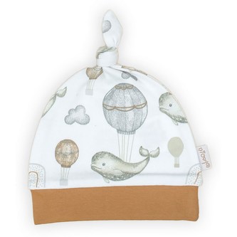 Kojenecká bavlněná čepička Nicol Miki - velikost 56 (0-3m) Kojenecká bavlněná čepička Nicol Miki - velikost 56 (0-3m)