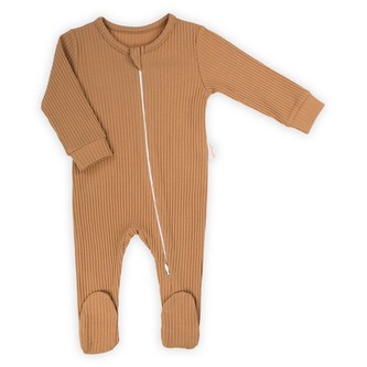 Kojenecký bavlněný overal Nicol Miki hnědá - velikost 68 (4-6m)