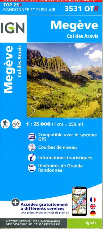 Megève - Col des Aravis 1:25 000 Megève - Col des Aravis 1:25 000