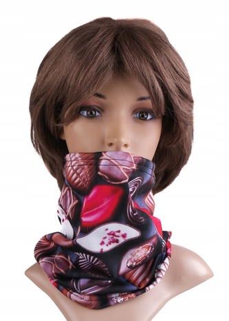 Multifunkční stylový šál - komín 116 - 31x26 cm, SHELLS,  Mybesthome